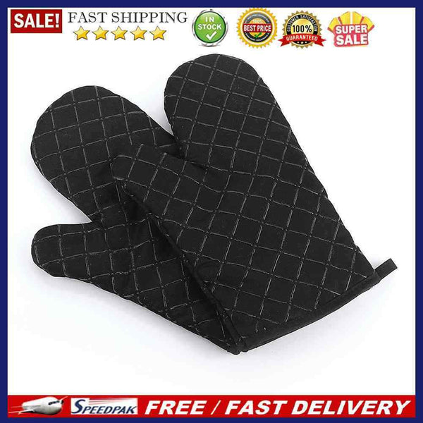 Kitchen Oven Silicone Baking Gloves Household Non-Slip Thickened Cooking Glov
