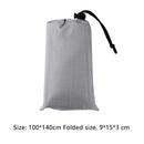 100x140cm Moistureproof Pocket Beach Blanket Mini Camping Mattress (Grey) Newly