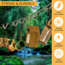 Camping Campsite Storage Strap Hanging Rope Lanyard Hanger (5m Khaki)