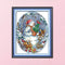 14CT Partial Cross Stitch Snowman Counted DIY Embroidery Kits Handmade Art