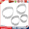 4pcs/set Stainless Steel Fondant Cake Decoration Peony Petal Cutter Mold