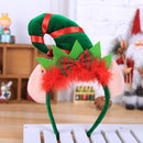 Christmas Decoration Feather Elf Headband Pointed Hat Hair Hoop Party Dress Up.