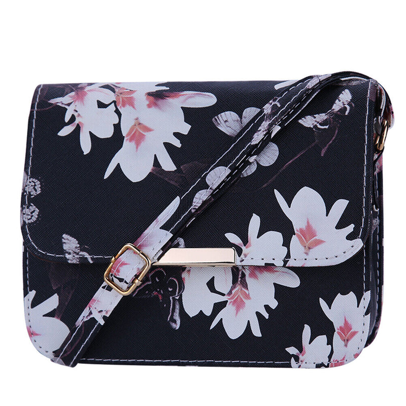 Women Crossbody Messenger bags Handbag Purse Sling Shoulder bags(Black)