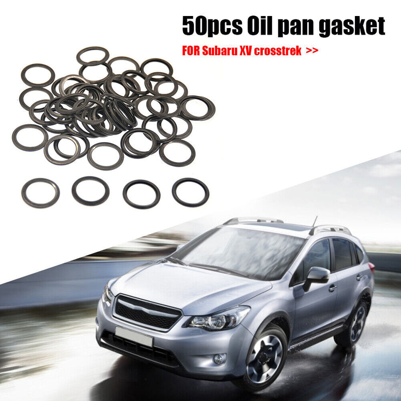 50pcs 16mm Oil Drain Plug Crush Washer Oil Pan Gaskets for Subaru Legacy XV