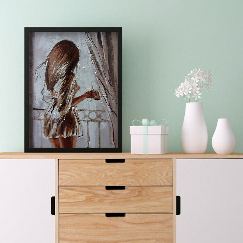 5D Rhinestone Pictures DIY Lovely Couple Full Round Drill Diamond Painting Kit