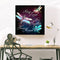 Dragonfly Full Round Drill Mosaic DIY Wall Art Picture of Rhinestone Decoration