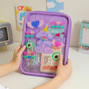 11 inch Cute Tablet Bag Clear Case Travel Portable Cartoon Laptop Sleeve Cove