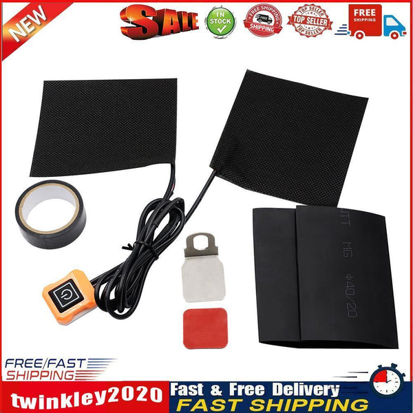 12V 3-Gear Electric Heated Handlebar Grips Scooter Motorcycle Universal Newly