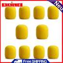 10pcs Microphone Foam Mic Sponge Ball Shape Cover Windscreen Protective Shield