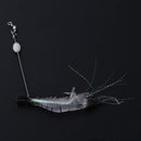 6G 3PCS Luminous Soft Lures Artificial Shrimp Hooks Fishing Baits  Newly