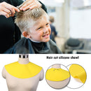 Haircut Shawl Neck Cape Silicone Neck Shield for Hair Coloring (Yellow) Newly