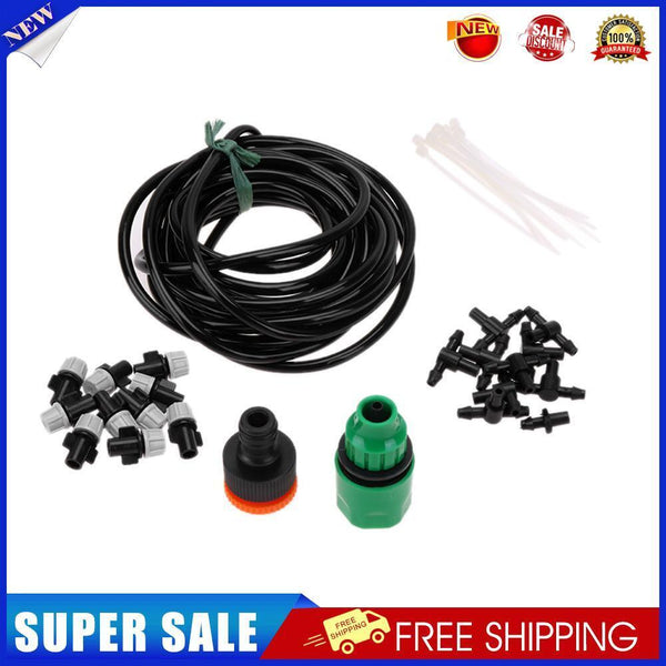 5m 10 Sprayers Garden DIY Sprinkler Set Garden Flower Cooling Irrigation