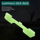 20pcs Night Fishing Rod Tip Light Holder Clip Rods Feeder Fluorescent Glow