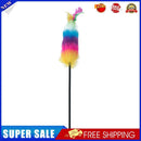 Cat Teaser Colorful Feather Wand Kitten Interactive Stick Pet Toys (47cm)
