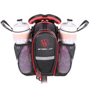 WHEEL UP Bicycle Saddle Bag with Double Water Bottle Pouch Seat Bag (Red) Newly