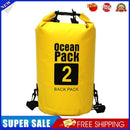 2L Waterproof Dry Bag Swimming Outdoor Drift Kayaking Storage Pack (Yellow)