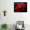 DIY Digital Painting By Numbers Rose Frameless Canvas Picture Home Wall Art