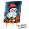 Snowman Frameless DIY Oil Paint by Numbers Kit Picture Coloring Canvas Art