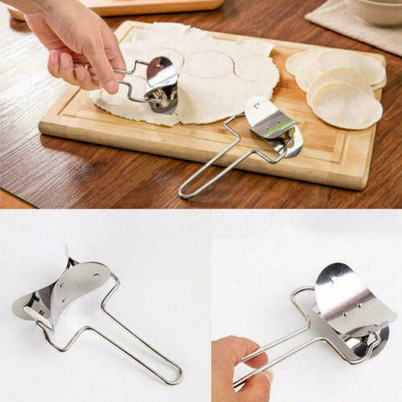 Dumplings Wrapper Skin Cutter Maker Mold Steel Mould Good C1V5 Kitchen Tool P6X0