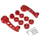 2pcs Aluminum Alloy Car Window Handle Winder Riser Replacement(Red) Newly