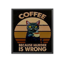 Full Cross Stitch 11CT Coffee Cat Stamped Embroidery DIY Needlework Handmade Kit