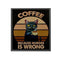Full Cross Stitch 11CT Coffee Cat Stamped Embroidery DIY Needlework Handmade Kit