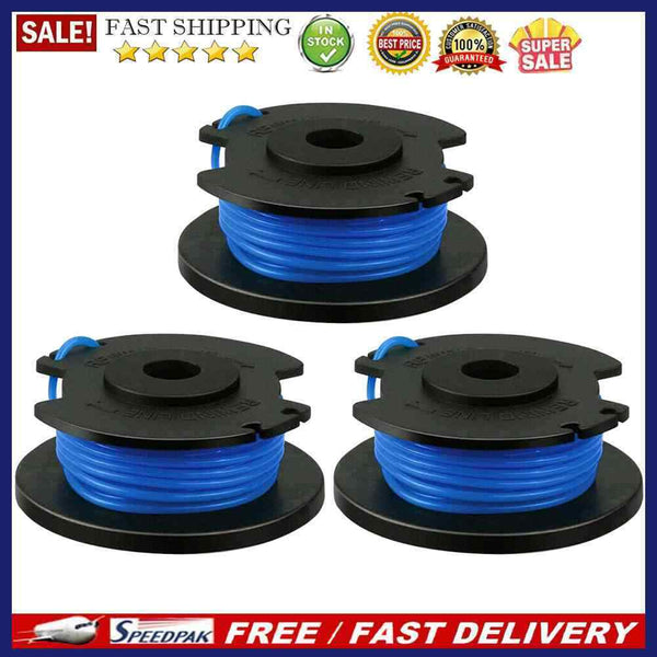 3x Trimmer Heads for Ryobi One+ AC14RL3A Strimmer Line Spool Grass Weeding