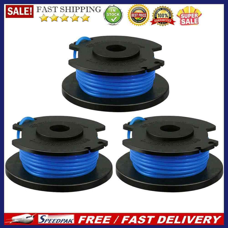 3x Trimmer Heads for Ryobi One+ AC14RL3A Strimmer Line Spool Grass Weeding