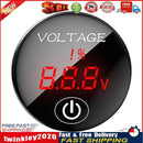 Car DC 5-48V Panel Voltmeter Touch Switch Battery Capacity Tester (Red) Newly