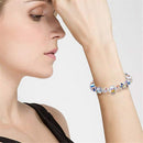 Adjustable Romance Auroras Geometric Shape Shinny Link Chain Crystal Bracelet