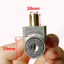 Universal With 2 Keys Battery Box Lock E-Bike Power Switch Electric Bicycle