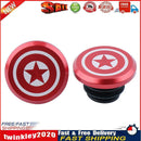 2pcs Aluminum Handlebar End Caps Plugs for MTB Road Folding Bike (Red 2) Newly