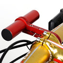 Bike Handlebar Extender Aluminum Alloy Bicycle Bracket Light Holder (Red) Newly