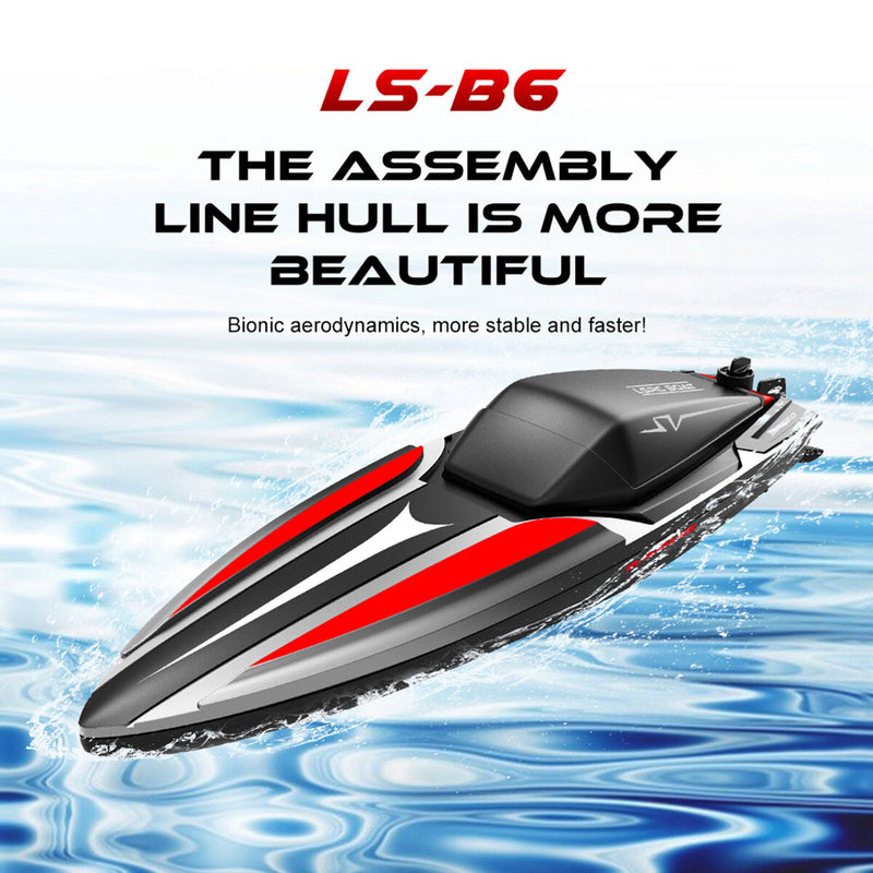 LS/RC B6 2.4G RC Bait Boat Remote Control Fishing Finder Ship w/ 3 Battery