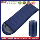 Outdoor Camping Sleeping Bag Winter Warm Envelope Hooded Hiking Sleeping Blanket