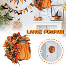 Herbstkranz Türkranz für Haustür Kürbisse Blatt Halloween Dekor Geschenk.