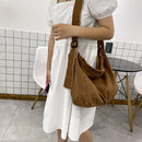 Canvas Cross-body Bag Fashion Retro Large Capacity Women Men Travel Shoulder Bag