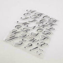 Alphabet Cake Stamp Tool Mold Cookie Cutter Embosser T5R0 Set Fondant Tool X1B3