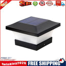LED Solar Column Light Waterproof Pillar Night Lamp Garden Fence Decor (B)
