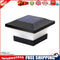 LED Solar Column Light Waterproof Pillar Night Lamp Garden Fence Decor (B)