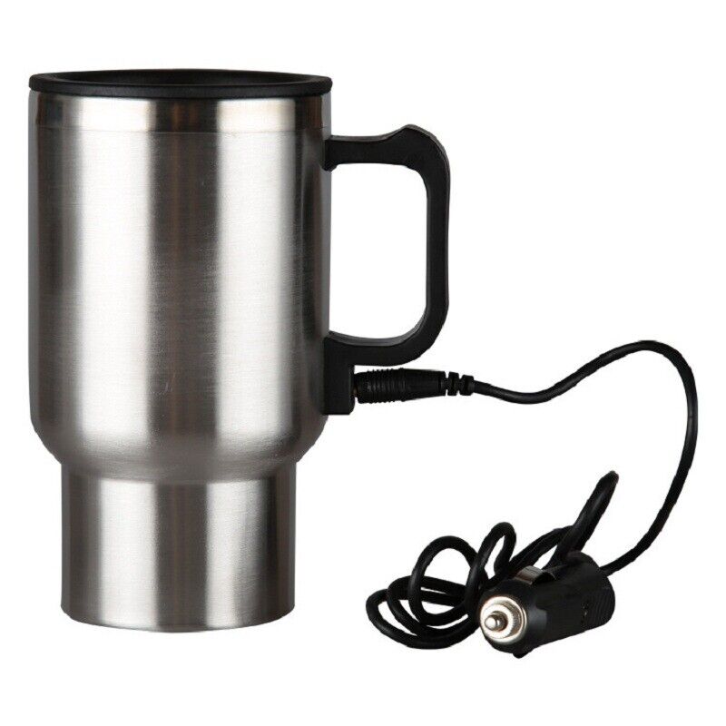12V Portable Auto Heating Cup Vehicle Heater Kettle Thermal Mug Car Accessories