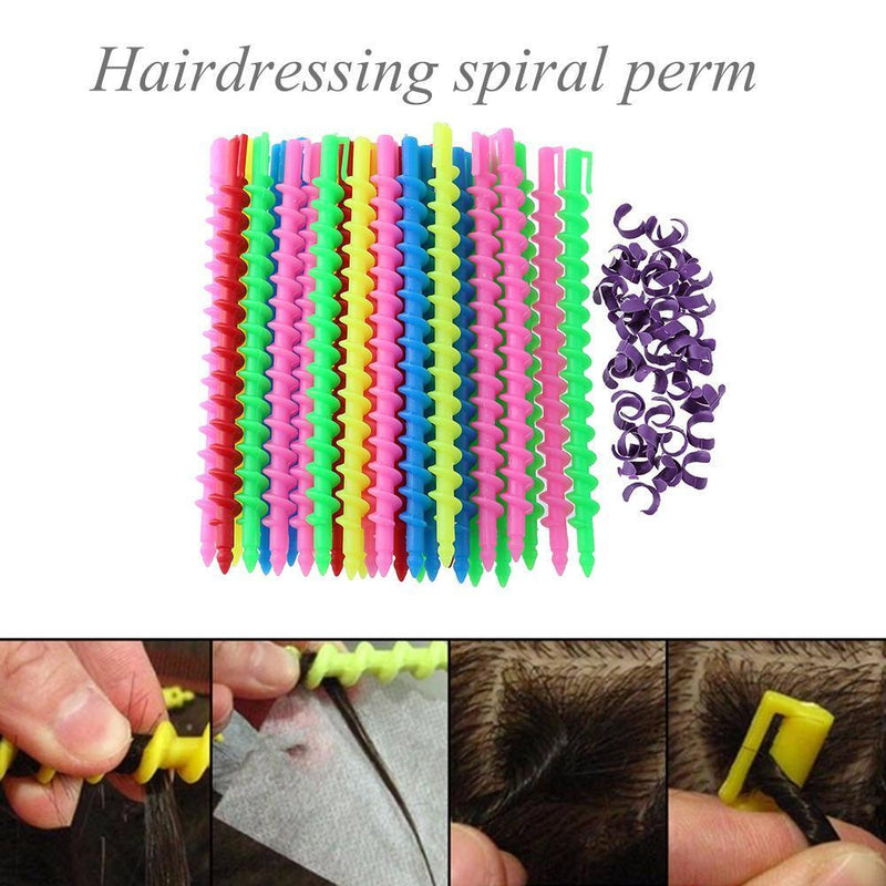 Long Spiral Hair Perm Rod Hairdressing Styling Curler Rollers (04 30pcs)