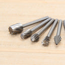 10pcs HSS Routing Router Bits For &Rotary,Engraving,Wood Working Tool Newly