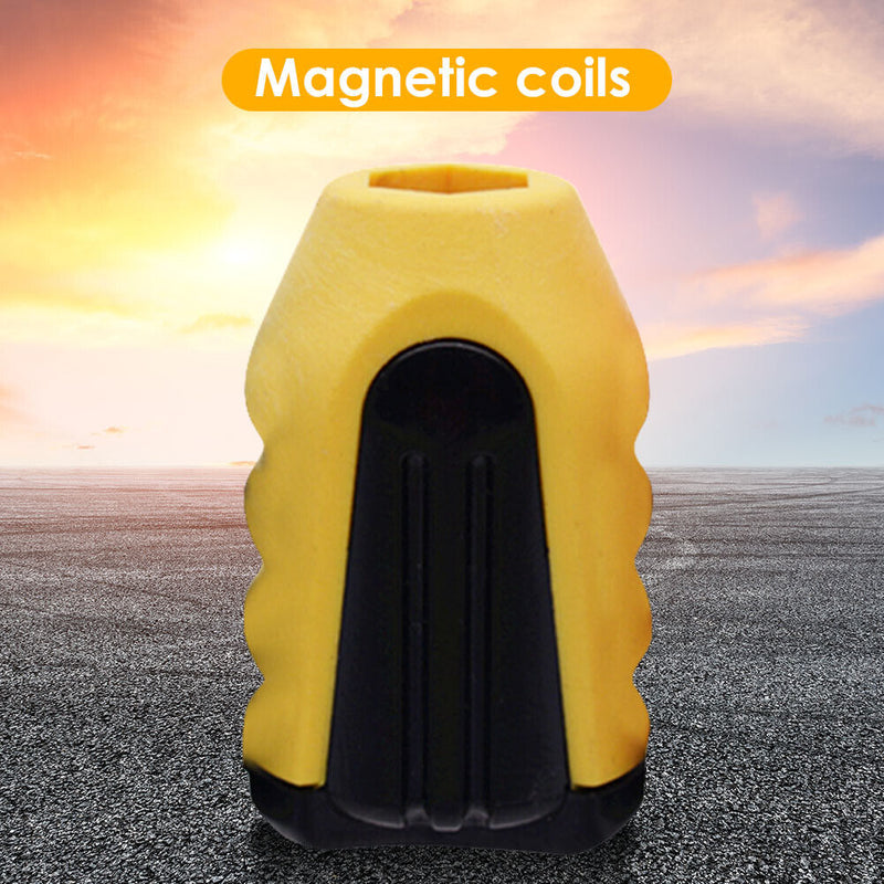 Strong Magnetizer Drill Bit Magnetic Ring Magnet Screwdriver Bits (Yellow)