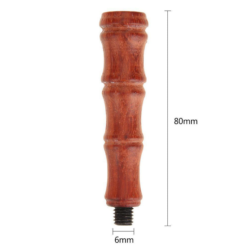 Retro Wax Sealing Stamp Wood Handle Grip Wedding Post Seal Stamping Decor(B