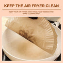 50 Pcs Air Fryer Disposable Paper Liner Non-Stick Pan Parchment Baking Papers