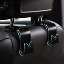 Grocery Portable ABS Plastic Auto Headrest Cloth Hanger Car Seat Back Hooks