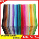 40pcs 10x10cm Polyester Cloth DIY Crafts Felt Fabric Sewing Accessories
