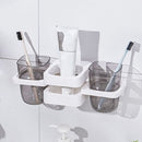 Storage Rack Electric Toothbrush Organizer Mouthwash Cup Rack Toothbrush Holder