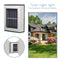 2pcs LED Solar Light Wall-Mounted Waterproof Garden Lamps (White Light)